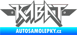 Samolepka Kabát 003 škrábaný titan