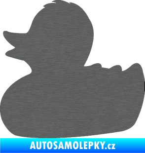 Samolepka Kachnička 001 levá škrábaný titan