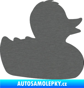 Samolepka Kachnička 001 pravá škrábaný titan
