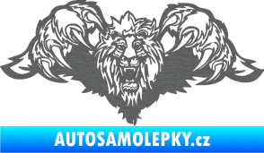 Samolepka Kapota 041 lev škrábaný titan