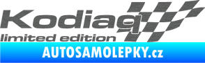 Samolepka Kodiaq limited edition pravá škrábaný titan