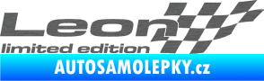 Samolepka Leon limited edition pravá škrábaný titan