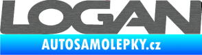 Samolepka Logan škrábaný titan