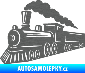 Samolepka Lokomotiva 003 levá škrábaný titan