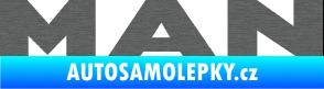 Samolepka MAN nápis škrábaný titan