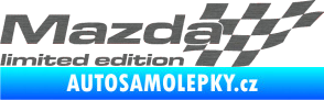 Samolepka Mazda limited edition pravá škrábaný titan