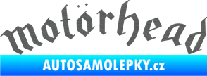 Samolepka Motorhead prohnutý škrábaný titan