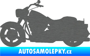 Samolepka Motorka 045 levá Harley Davidson škrábaný titan