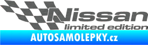 Samolepka Nissan limited edition levá škrábaný titan