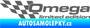 Samolepka Omega limited edition levá škrábaný titan