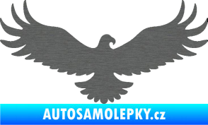Samolepka Orel 006 pravá škrábaný titan