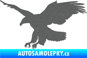 Samolepka Orel 013 levá škrábaný titan
