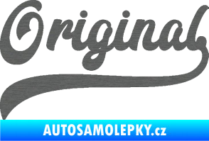 Samolepka Original nápis škrábaný titan