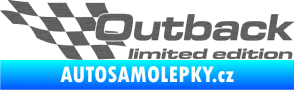 Samolepka Outback limited edition levá škrábaný titan