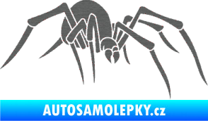 Samolepka Pavouk 002 - pravá škrábaný titan