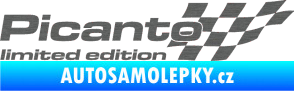 Samolepka Picanto limited edition pravá škrábaný titan