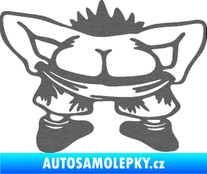 Samolepka Polib mi 003 škrábaný titan