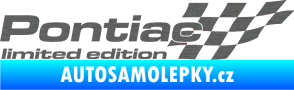 Samolepka Pontiac limited edition pravá škrábaný titan