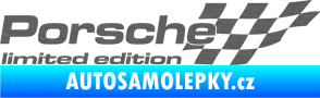 Samolepka Porsche limited edition pravá škrábaný titan