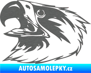 Samolepka Predators 020 levá škrábaný titan