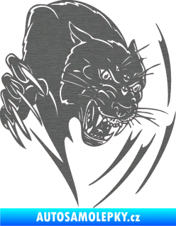 Samolepka Predators 111 pravá puma škrábaný titan