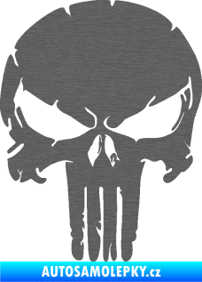 Samolepka Punisher 004 škrábaný titan