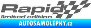 Samolepka Rapid limited edition pravá škrábaný titan