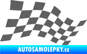 Samolepka Šachovnice 015 škrábaný titan