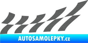 Samolepka Šachovnice 029 škrábaný titan