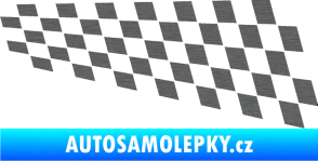 Samolepka Šachovnice 033 škrábaný titan