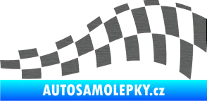 Samolepka Šachovnice 045 škrábaný titan