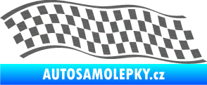 Samolepka Šachovnice 057 škrábaný titan