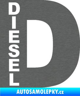 Samolepka Samolepka na víčko od nádrže 010 diesel škrábaný titan