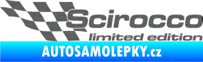 Samolepka Scirocco limited edition levá škrábaný titan