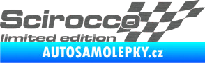 Samolepka Scirocco limited edition pravá škrábaný titan