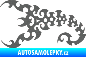 Samolepka Štír 015 levá škrábaný titan