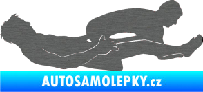 Samolepka Sexy siluety 029 škrábaný titan
