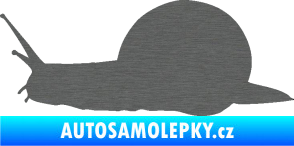 Samolepka Šnek 001 levá škrábaný titan