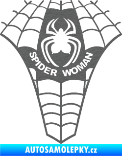 Samolepka Spider woman pavoučí žena škrábaný titan