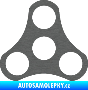 Samolepka Spinner škrábaný titan