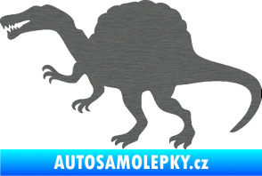 Samolepka Spinosaurus 001 levá škrábaný titan