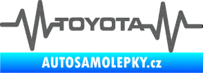 Samolepka Srdeční tep 022 toyota škrábaný titan