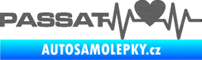 Samolepka Srdeční tep 077 levá Volkswagen Passat škrábaný titan