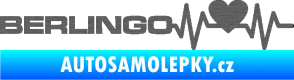 Samolepka Srdeční tep 092 levá Berlingo Citroen škrábaný titan