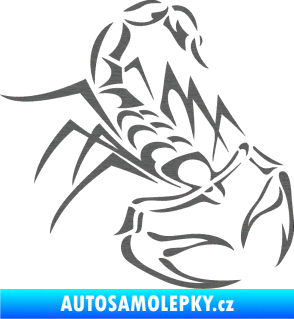 Samolepka Štír 017 pravá škrábaný titan
