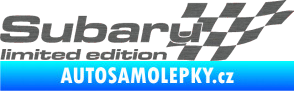Samolepka Subaru limited edition pravá škrábaný titan
