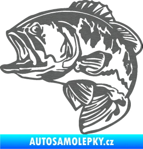 Samolepka Sumec 007 levá škrábaný titan