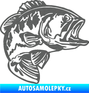 Samolepka Sumec 007 pravá škrábaný titan