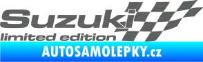 Samolepka Suzuki limited edition pravá škrábaný titan
