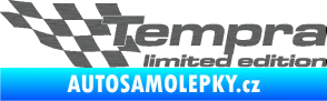 Samolepka Tempra limited edition levá škrábaný titan